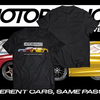 Black "Different Cars, Same Passion" T-Shirt